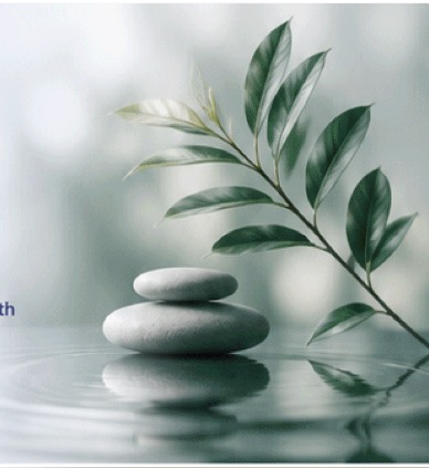 Calming abstract wellness image placeholder